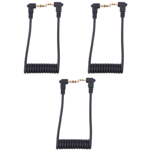 3Pièces Câble Adaptateur Microphone Noir Compatible Streaming 2
