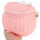 1Panier Pour Enfant En Rotin Rose, Résistant Décoratif 4