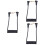 3Pièces Câble Adaptateur Microphone Noir Compatible Streaming 6