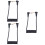 3Pièces Câble Adaptateur Microphone Noir Compatible Streaming 7