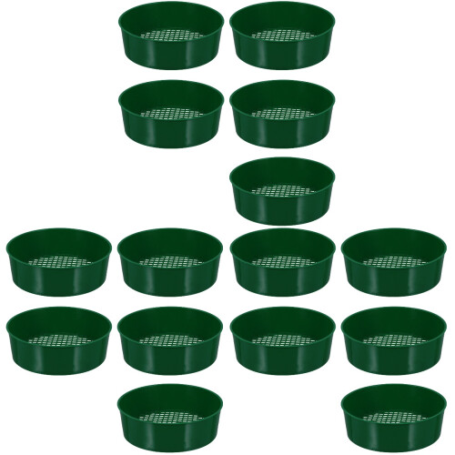 15Pièces Tamis Vert Plastique Jardin Filtrage Compost 1