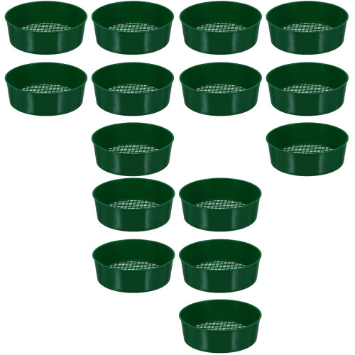 15Pièces Tamis Vert Plastique Jardin Filtrage Compost 2