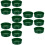 15Pièces Tamis Vert Plastique Jardin Filtrage Compost 7