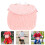 1Panier Pour Enfant En Rotin Rose, Résistant Décoratif 11