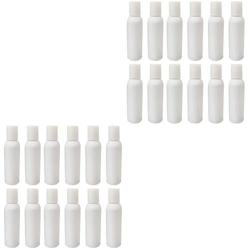 24Pièces Bouteilles Doseuses Blanches Pratiques Pour Camping Et 2