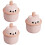 3Pièces Flacons Mousse Rose ABS Design Ours Mignon 6