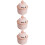 3Pièces Flacons Mousse Rose ABS Design Ours Mignon 7