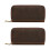 2Pièces Boîte Rangement Cuir Café Portable Pour 4