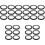 30Rouleaux De Ruban De Marquage Noir Pour Tableau Et Bureaux 2