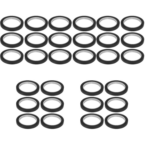 30Rouleaux De Ruban De Marquage Noir Pour Tableau Et Bureaux 1