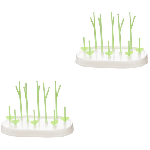 2Pièces Égouttoir Vert Avec Rangement Bébés 1
