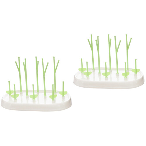 2Pièces Égouttoir Vert Avec Rangement Bébés 2