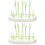 2Pièces Égouttoir Vert Avec Rangement Bébés 4