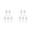 10Pièces Bouteilles Dorées 60Ml Voyage Distributeur Mousse 8