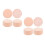 20Pièces Éponges Rond Beige Matériel Coton Pur 1