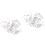 200Pièces Tubes Espacers Métalliques Argent Pour Perles 3