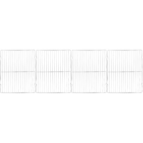 4Pièces Rack Refroidissement Antiadherent Acier Maison Extérieur 1