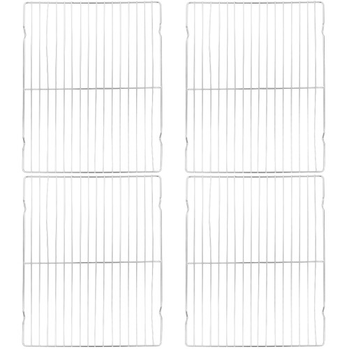 4Pièces Rack Refroidissement Antiadherent Acier Maison Extérieur 2