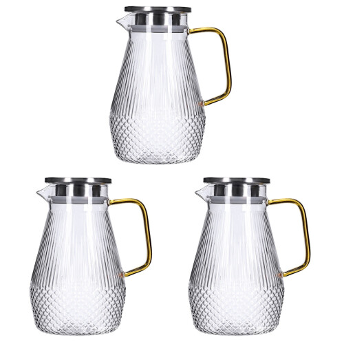 3Pièces Verre Couvercle Étanche Coloré 1