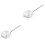2Pièces Écumoire Acier Ergonomique Argent Pour Cuisine 2