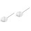 2Pièces Écumoire Acier Ergonomique Argent Pour Cuisine 3