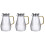 3Pièces Verre Couvercle Étanche Coloré 4