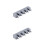 2Pièces Porte-Moppe Mural ABS Gris 5 Crochets Pour Rangement Maison 3