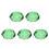 5Pièces Ornements Citron En Verre Vert Déco Centre De Table 2