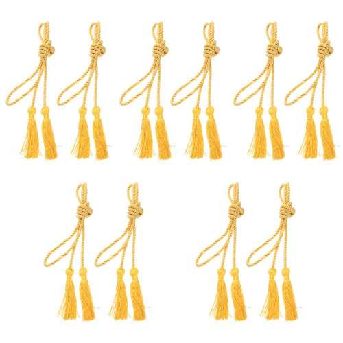 10Pièces Accessoires De Graduation Orange Pompons 1