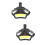 2Pièces Frontale LED Noir Durable Pour Randonnée Camping Course 6