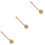 3Pièces Brosse Bain Khaki Multiusage Poils Doux Nettoyage Profond 4