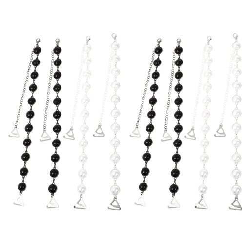 4Paires Perles , Ajustables, Décor Raffiné 1