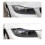 Car Headlights Eyebrows, Headlight Eyebrow Trim Compatible for  3-Series E90 E91 320I 330I 2005-2012 3