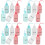 24Pièces Flacons À Presser, Usage Facile, Plastique Coloré 4