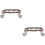 2Pièces Porte-Pot De Fleurs Fer Café Usage Intérieur Durable 5