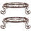 2Pièces Porte-Pot De Fleurs Fer Café Usage Intérieur Durable 6