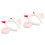 2Pièces Bandeau Rouge Oreilles De Mouton Pour Décoration 3