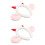 2Pièces Bandeau Rouge Oreilles De Mouton Pour Décoration 4