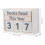 1Ensemble Calendrier Perpétuel Bois Kaki Compteur Lecture Décor 2