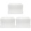 3Pièces Habitat Transparent Pour Hamster Pet Villa Durable 2