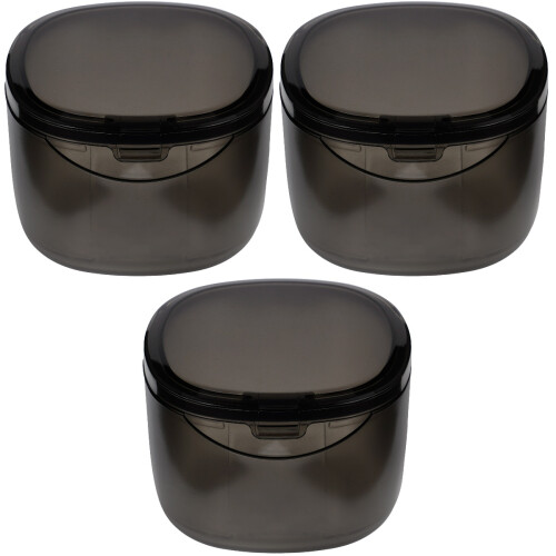 3Pièces Boîte Pour Prothèses Dentaires Portable Durable 1