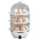 Multifunctional Egg Boiler Electric Egg Steamer Cooking Breakfast Machine Double Layers Egg Cooker US Plug 1