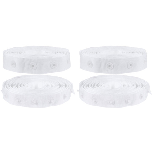 2Pièces Ceinture Boutons Pression Blanche Pratique Pour Couture 1