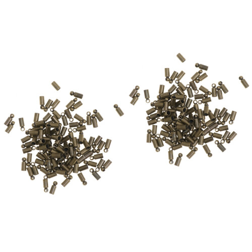 200Pièces Bouts De Pompon En Cuivre Durable Pour Colliers Bracelets 2