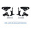 1Pair Front Headlight Repair Kits for - E-CLASS W207 2014-2017 A2078200514 2078200614 Headlamp Bracket Mount 5