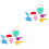 14Pièces Ensemble Jouets Enfants Matériaux Sûrs Multi Couleurs 3