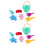 14Pièces Ensemble Jouets Enfants Matériaux Sûrs Multi Couleurs 5