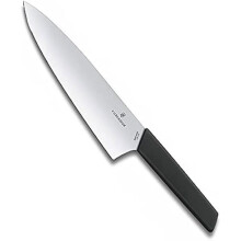 Faca de cortar - VICTORINOX - Swiss Modern - Lâmina extra grande - Aço inoxidável - Preto