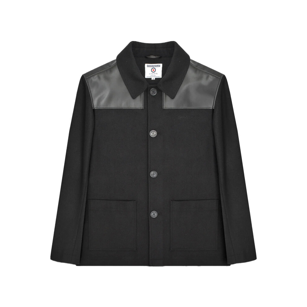 Lambretta (M, Black) Mens Donkey Jacket