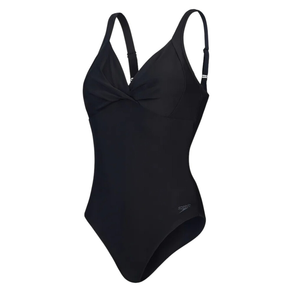 Speedo (16 Uk, Black) Womens/Ladies Eco Endurance+ One Piece Swimsuit